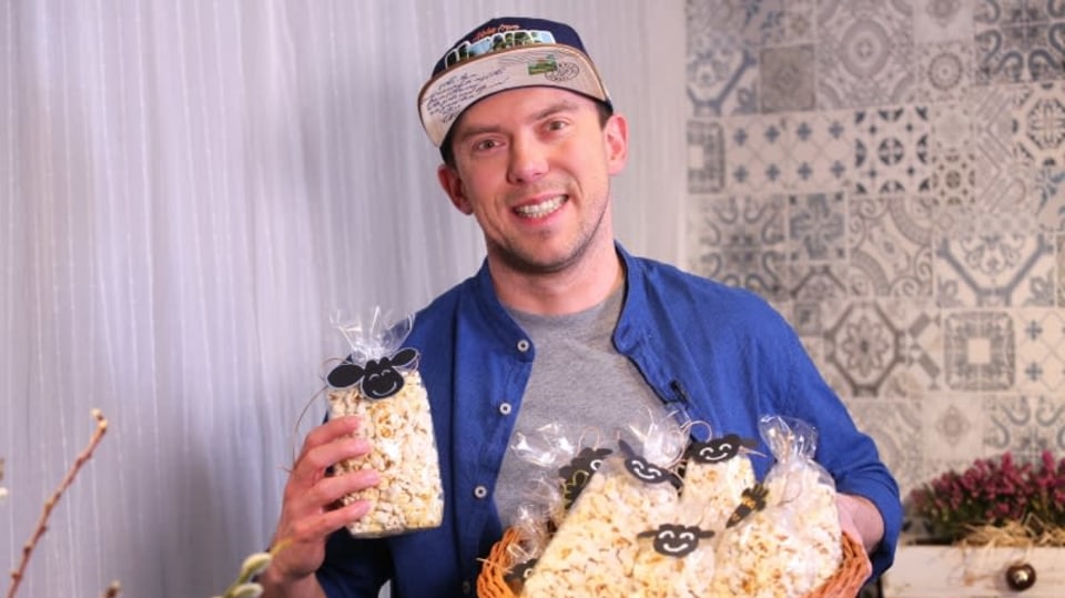 Vyrobte si v pořadu Vychytávky Ládi Hrušky popcornovou ovečku